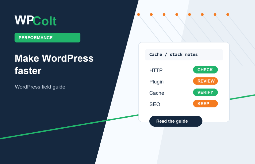 Five Tips to Make Your WordPress Website Run Faster - WPColt editorial guide featured image