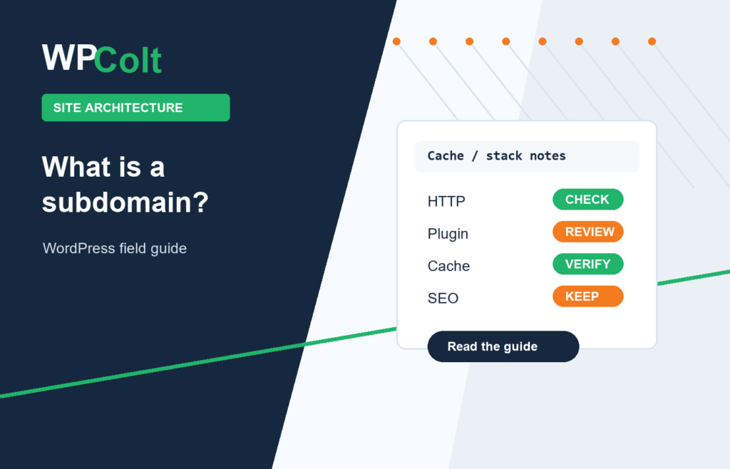Subdomain or Subfolder for WordPress? How to Choose - WPColt editorial guide featured image