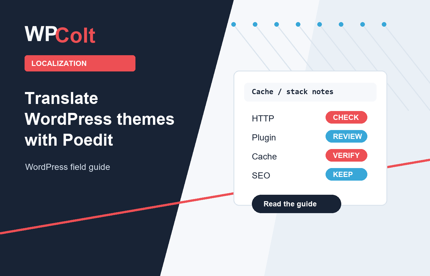 WordPress theme translation workflow with PO and MO files
