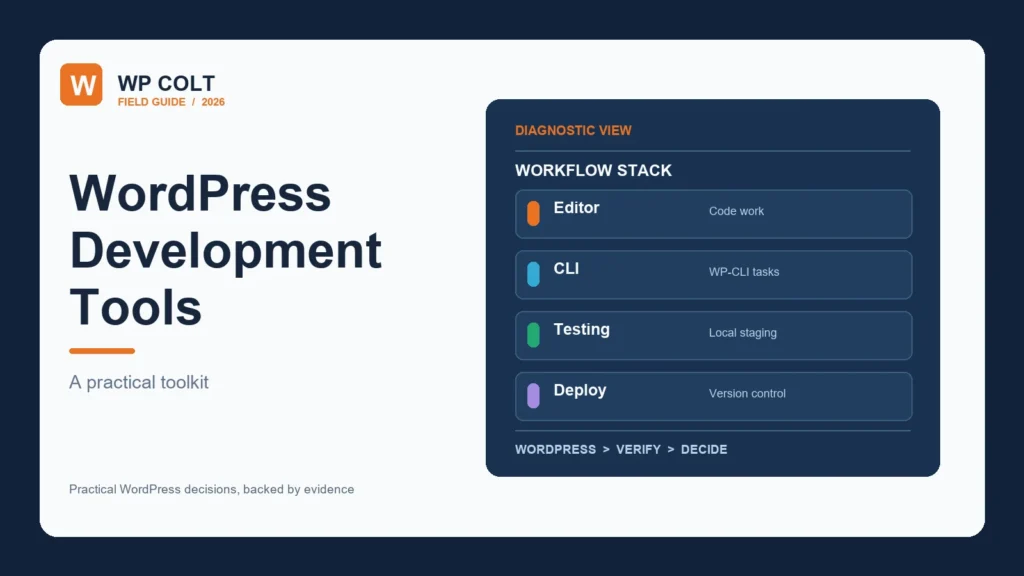 Practical WordPress development tool stack