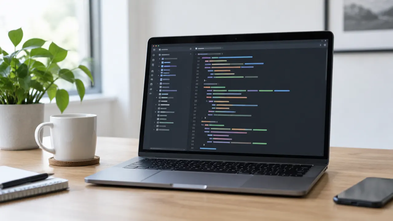 Illustration of a code editor for JavaScript debugging